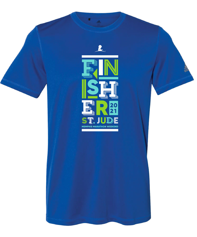 2021 St. Jude Memphis Marathon Finisher Adidas Shirt